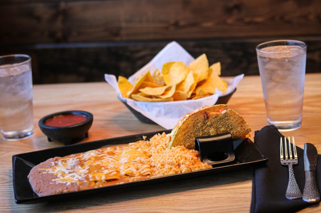 Two Enchiladas with Choice of at Tequila Fuego Longview